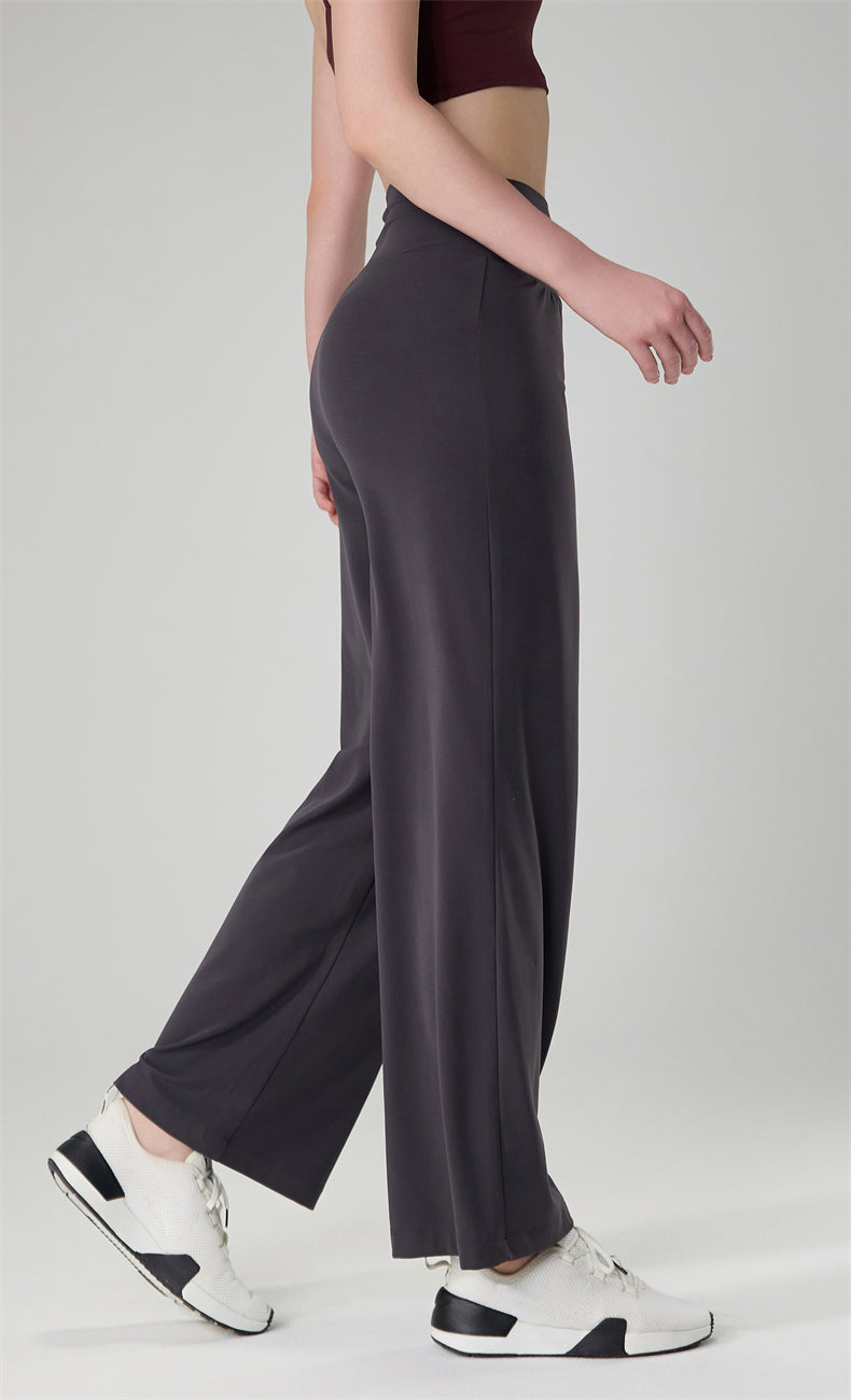 WOO YOGA Pants Alissa Wide Leg Lightweight Sweatpant 