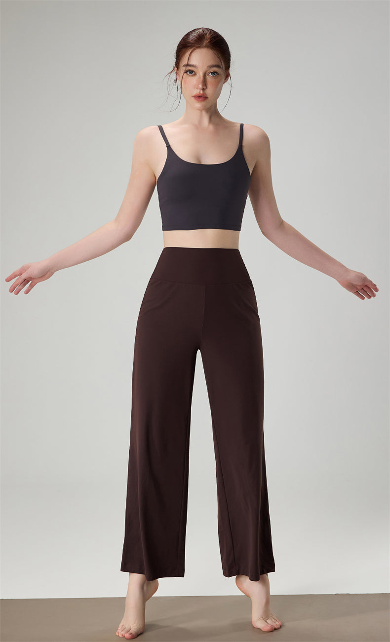 WOO YOGA Pants Alissa Wide Leg Lightweight Sweatpant 