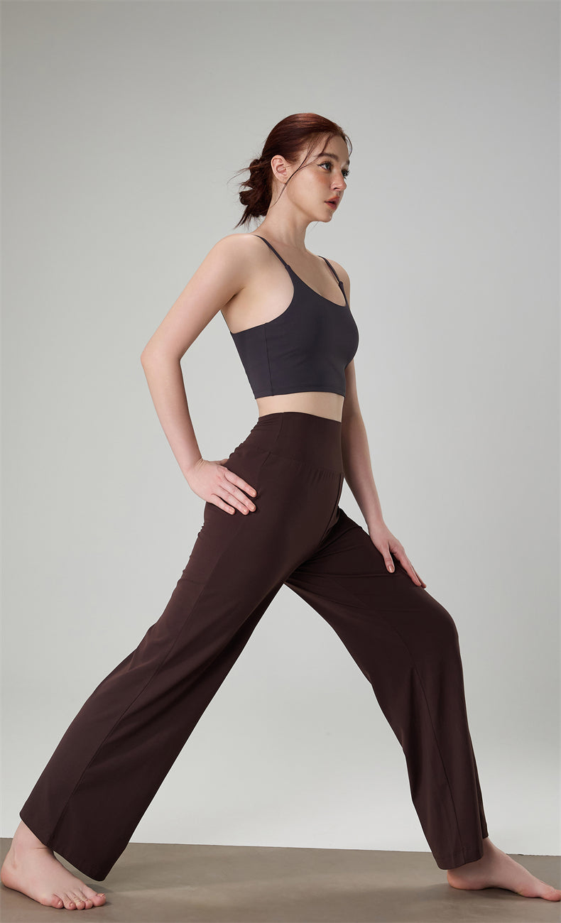 WOO YOGA Pants Alissa Wide Leg Lightweight Sweatpant 