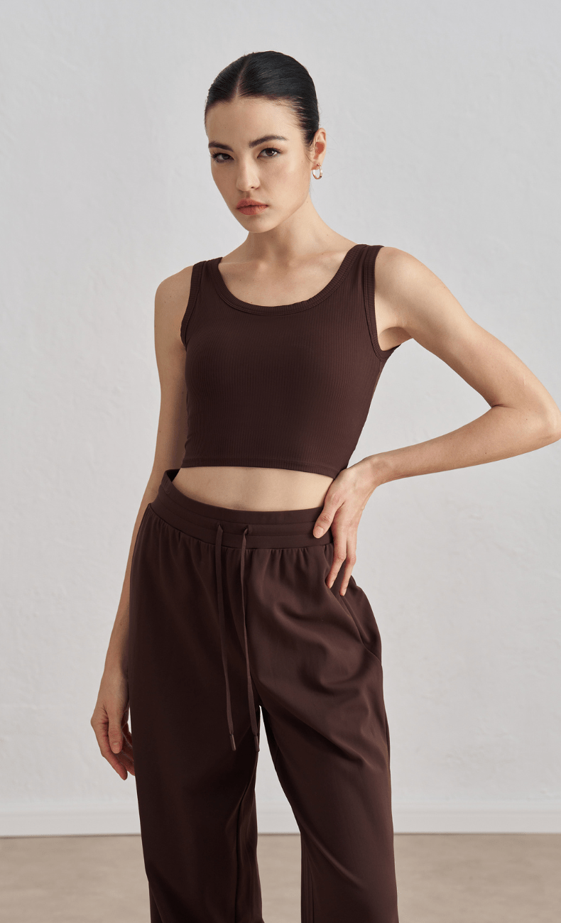 WOO YOGA Sports Bras Solaris Built-in Bra Tank Top 