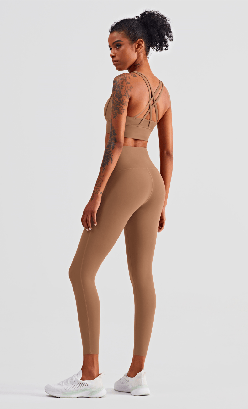 WOO YOGA Sports Bras Indira Yoga Matching Set 