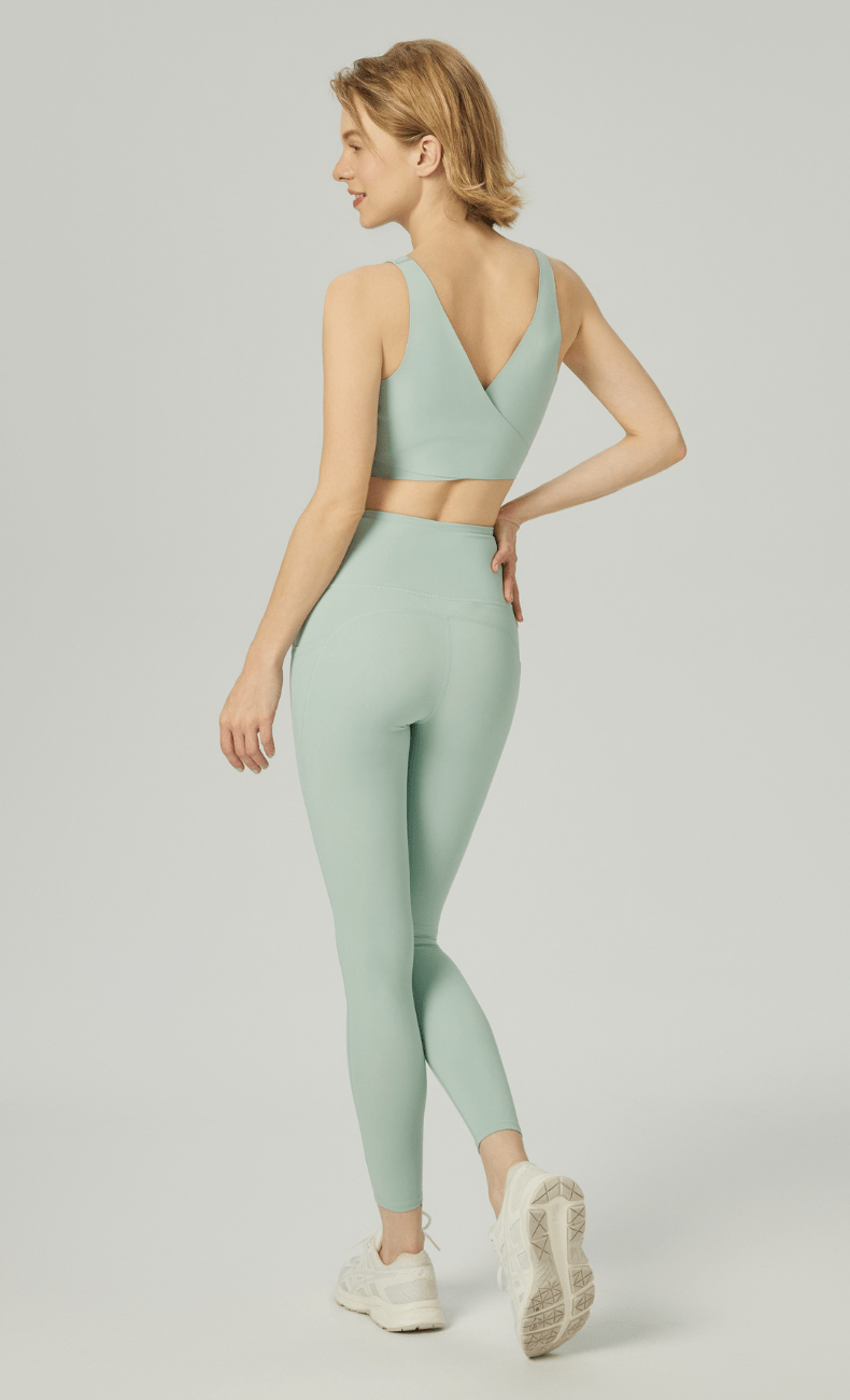 WOO YOGA Leggings Solace High-Waist Tummy Control Legging 