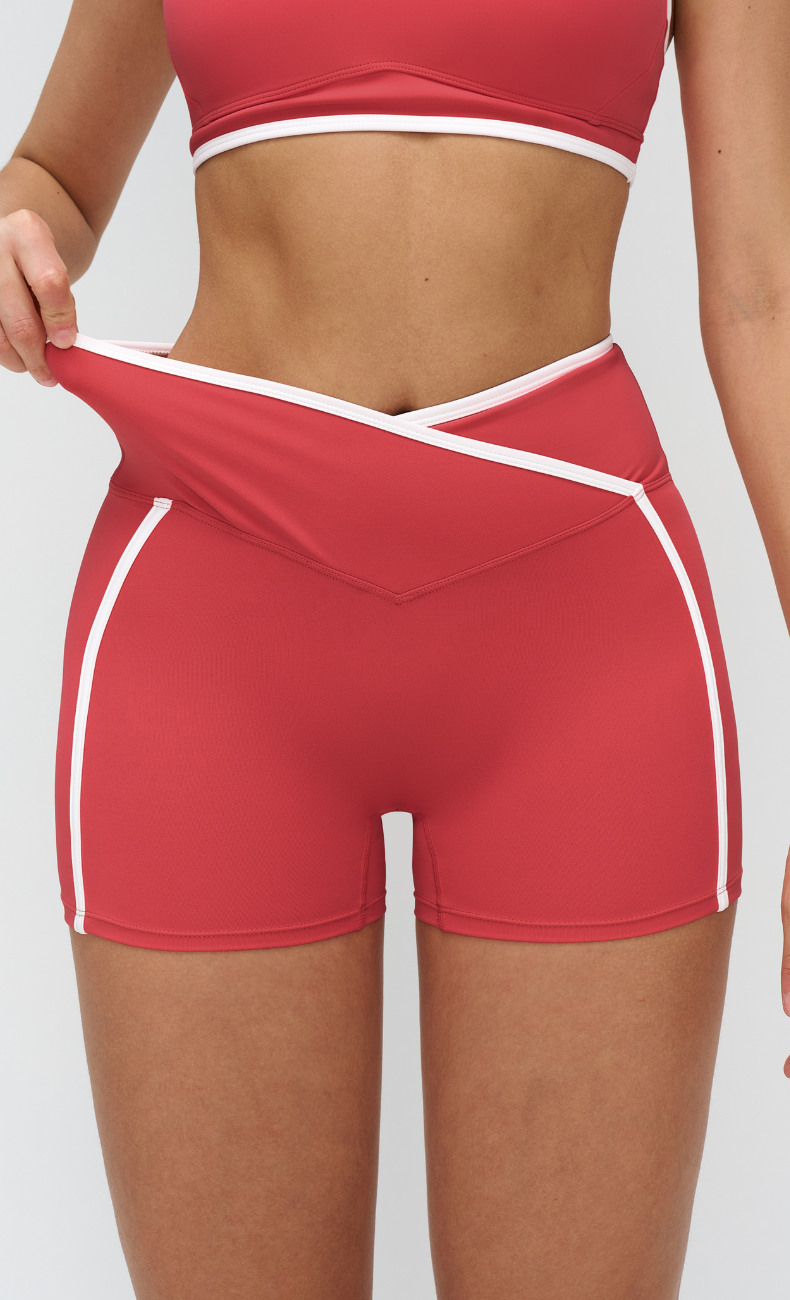 Ashley Sculpt Sports Bra & High Waisted Biker Shorts Set