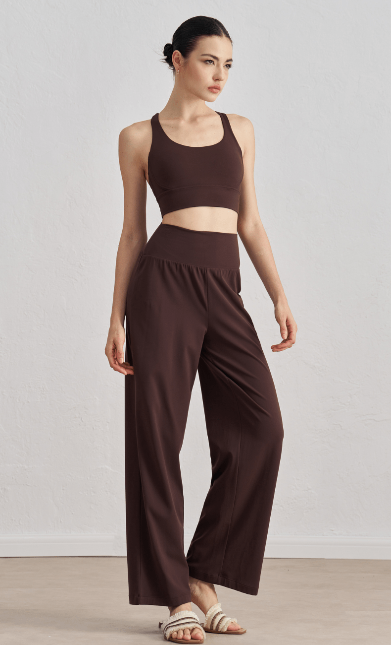 WOO YOGA Sports Bras Indira Open Back Sports Bra 