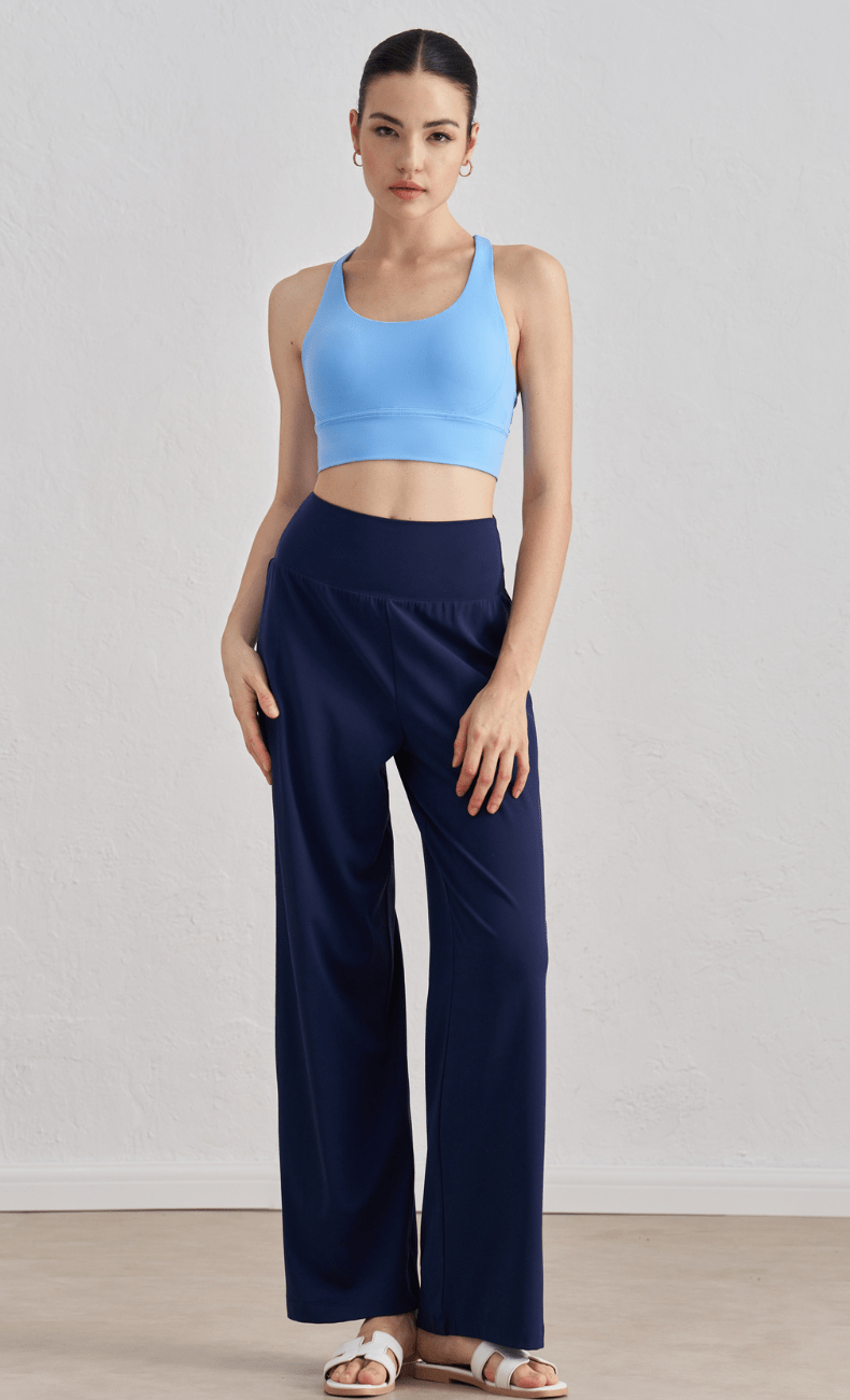 WOO YOGA Sports Bras Indira Open Back Sports Bra 