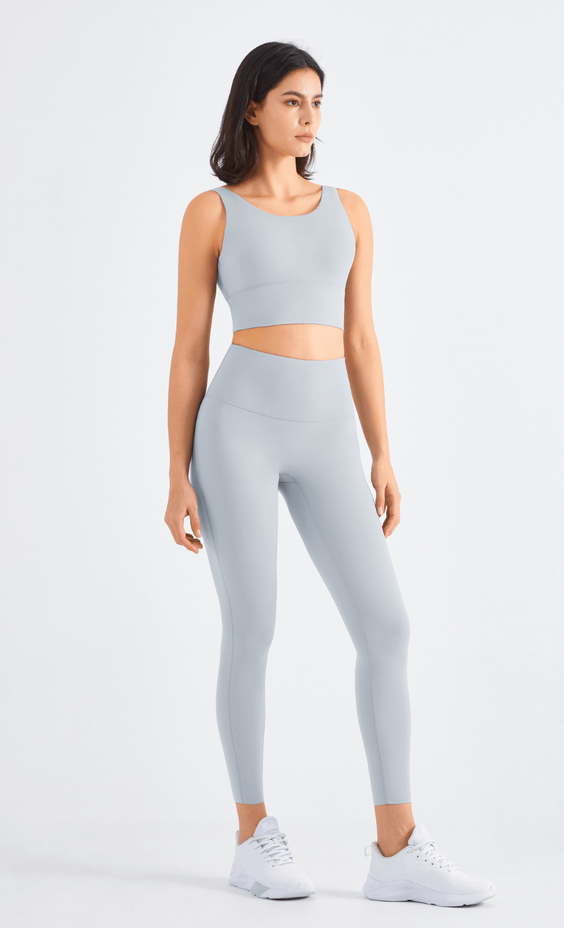 WOO YOGA Matching Sets Vivian Women Luxe Stretch Workout Set 