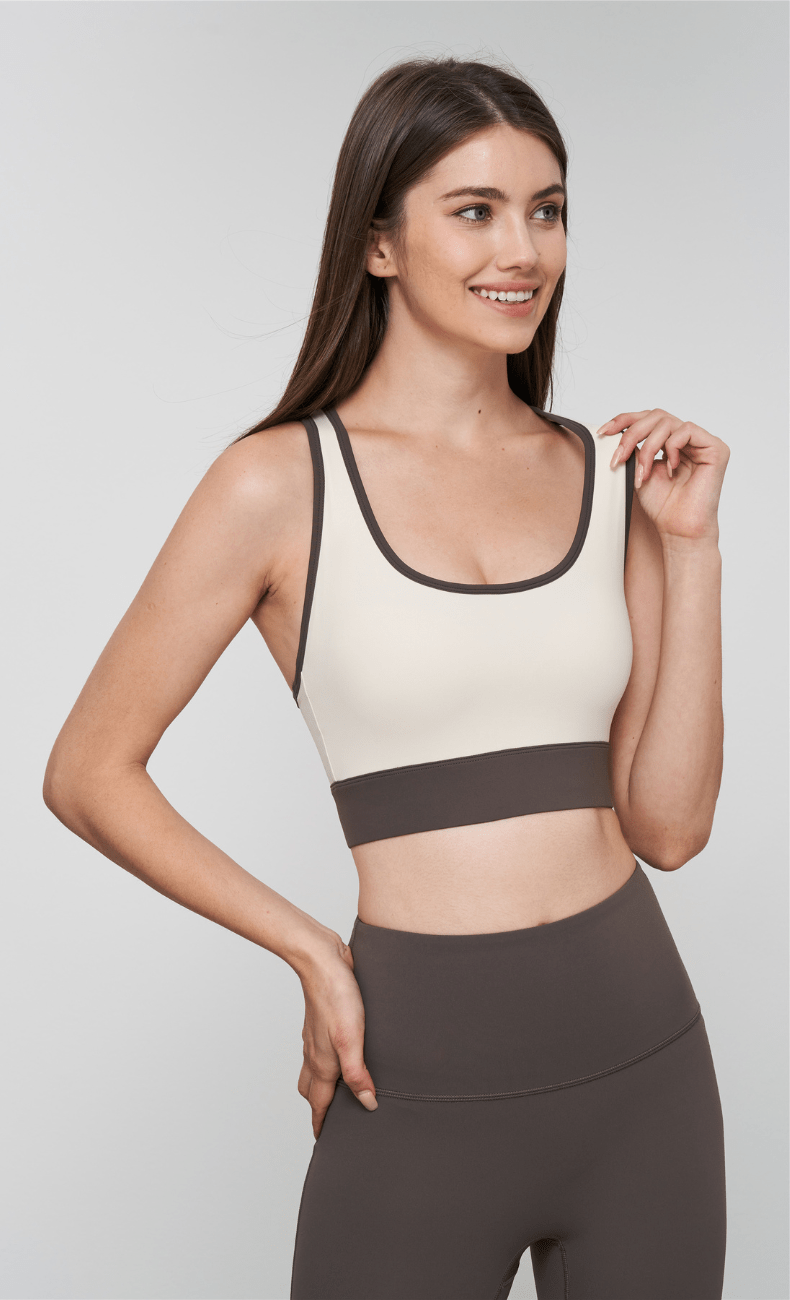 WOO YOGA Sports Bras Clara Open Back Sports Bra 