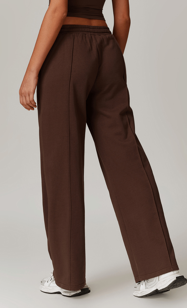 WOO YOGA Pants Victoria Organic Cotton Straight Leg Yoga Pant 