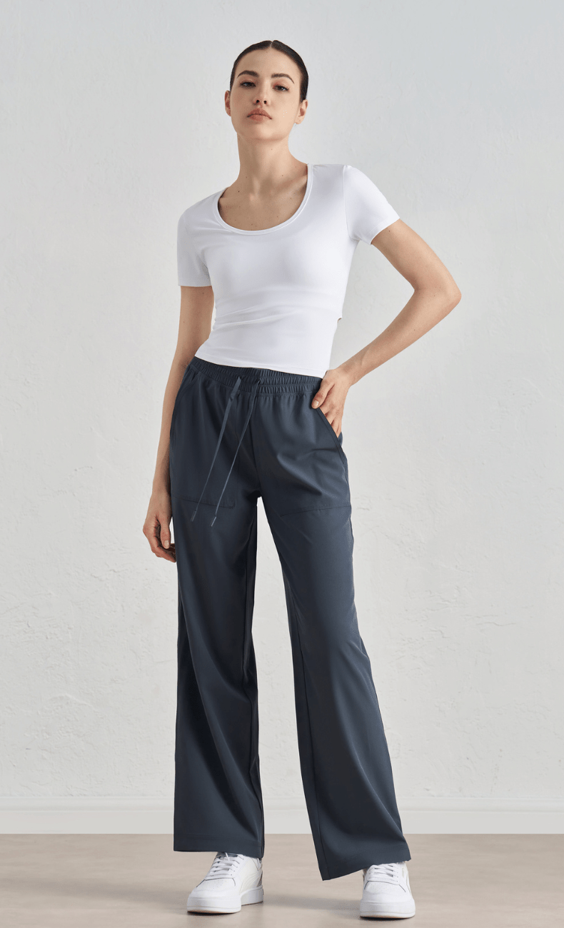 WOO YOGA Pants Clara Outdoor Lightweight Casual Fitness Jogger 