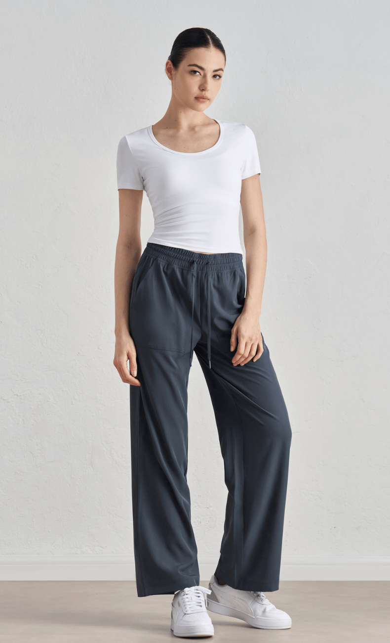 WOO YOGA Pants Clara Outdoor Lightweight Casual Fitness Jogger 