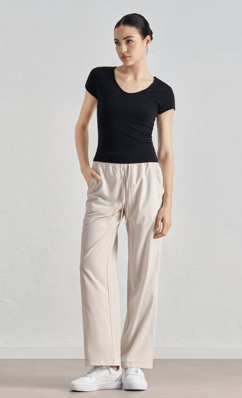 WOO YOGA Pants Clara Outdoor Lightweight Casual Fitness Jogger 