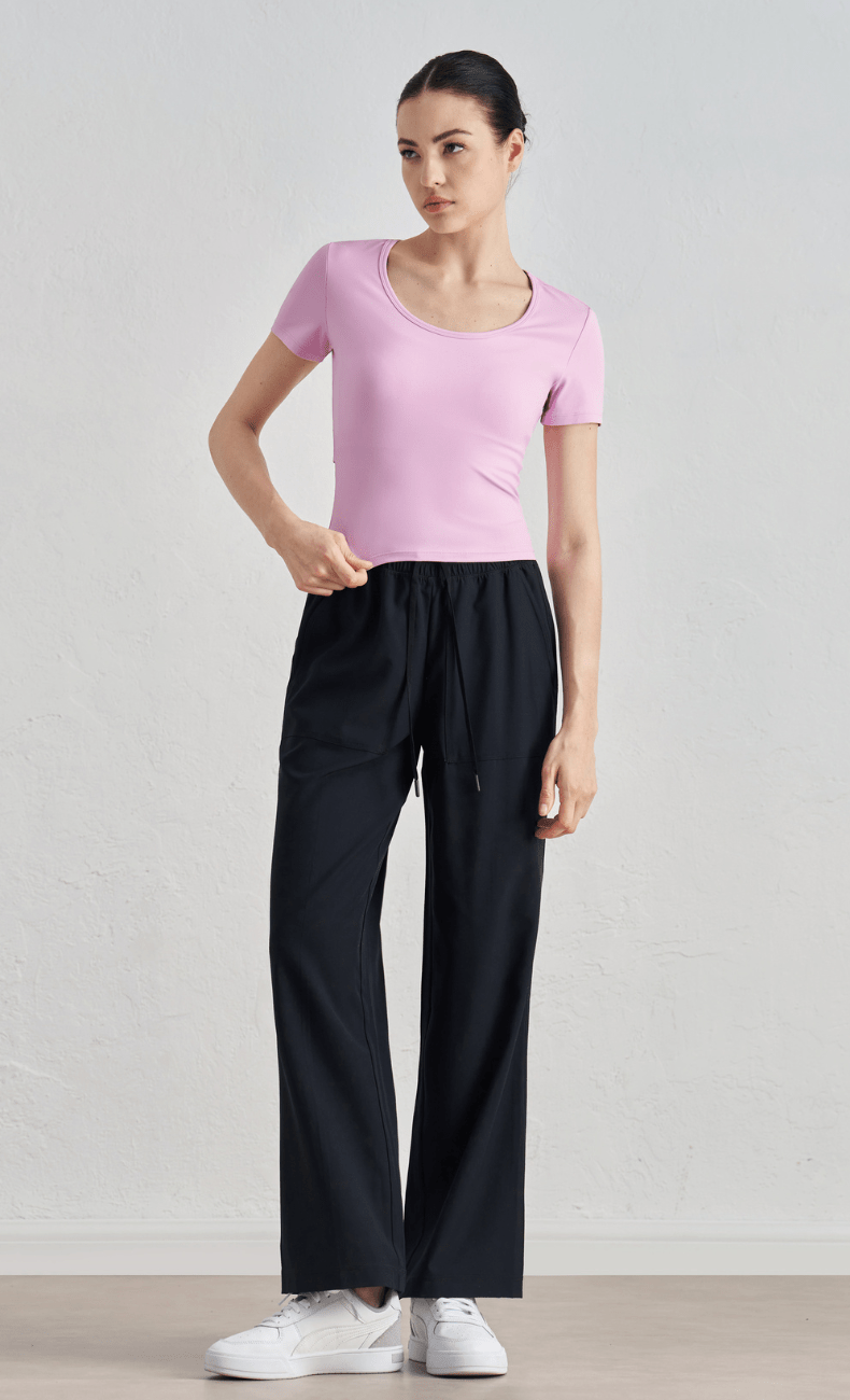 WOO YOGA Pants Clara Outdoor Lightweight Casual Fitness Jogger 