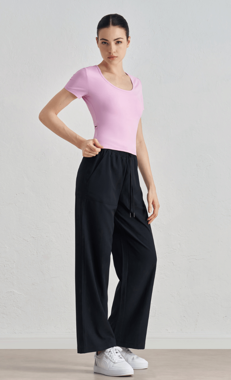 WOO YOGA Pants Clara Outdoor Lightweight Casual Fitness Jogger 