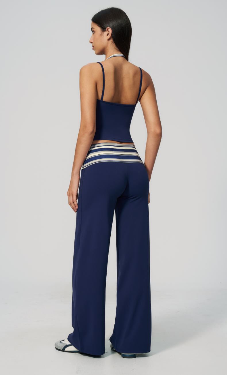 Harper Riviera Stripe Wide Leg Matching Set