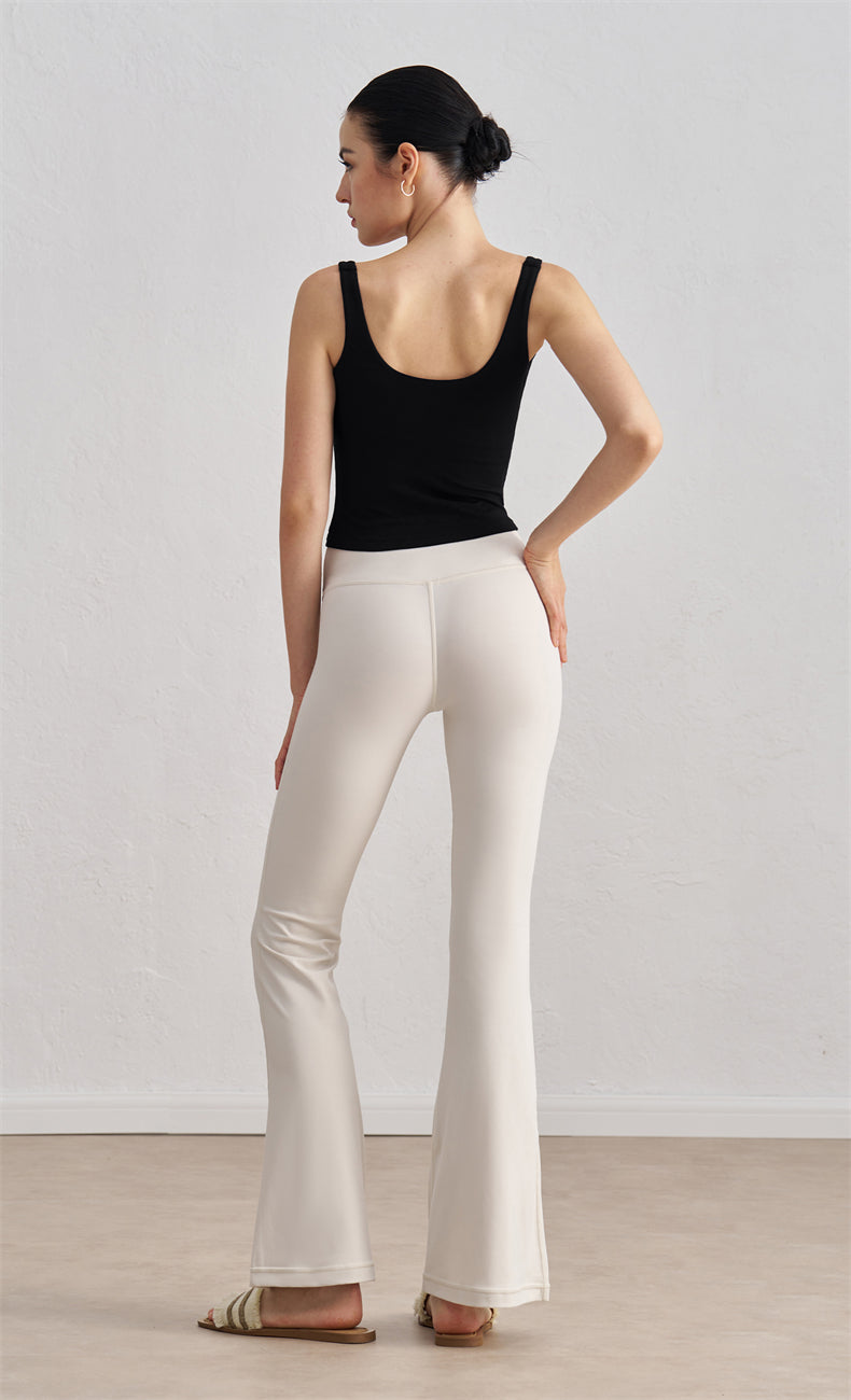 WOO YOGA Tops & Tees Zara Ribbed Open Back Tank Top 