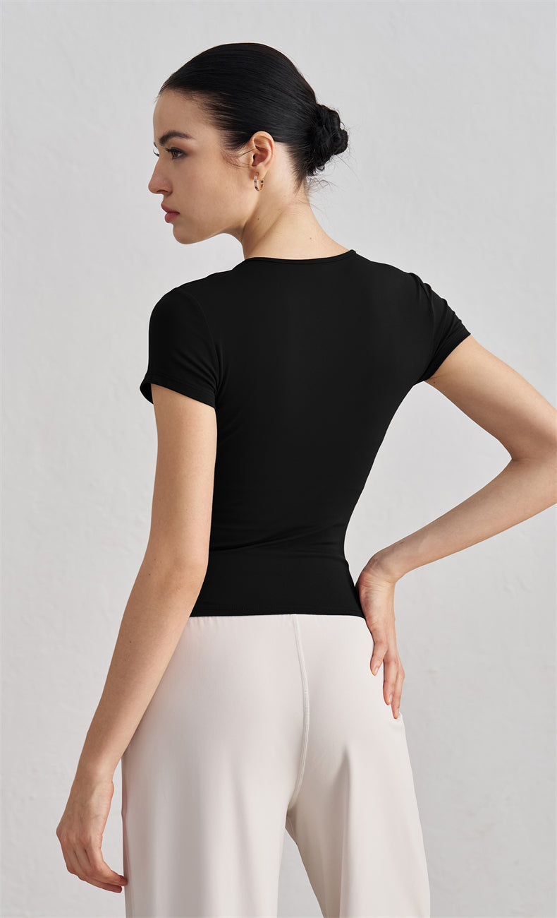 WOO YOGA Tops & Tees Ophelia Women Workout Tee 