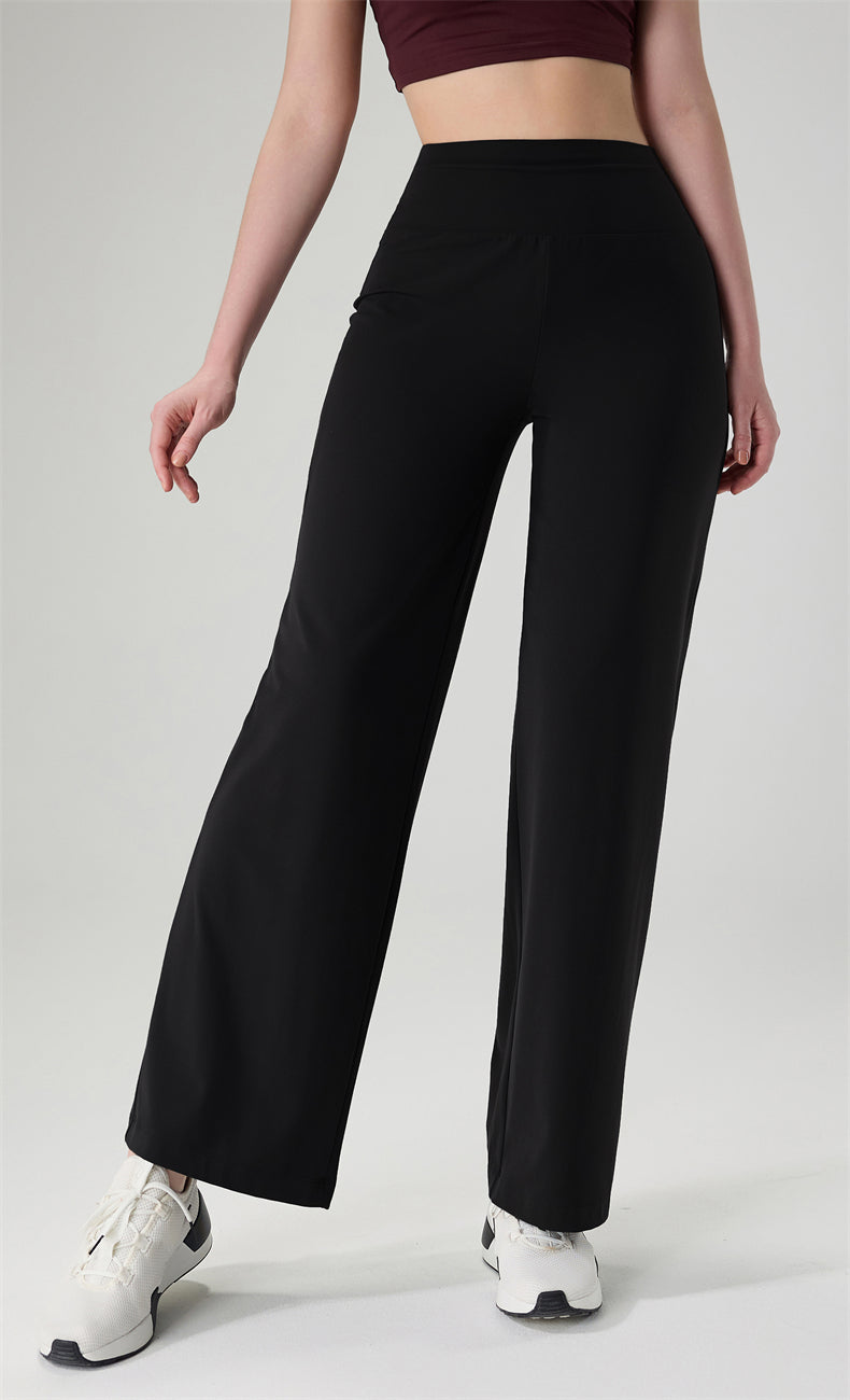 WOO YOGA Pants Alissa Wide Leg Lightweight Sweatpant 