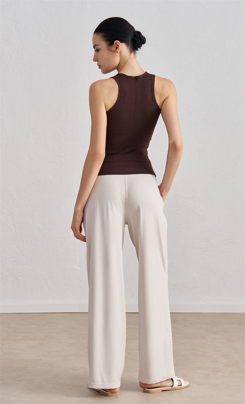 WOO YOGA Tops & Tees Victoria Ribbed Slim Tank Top 