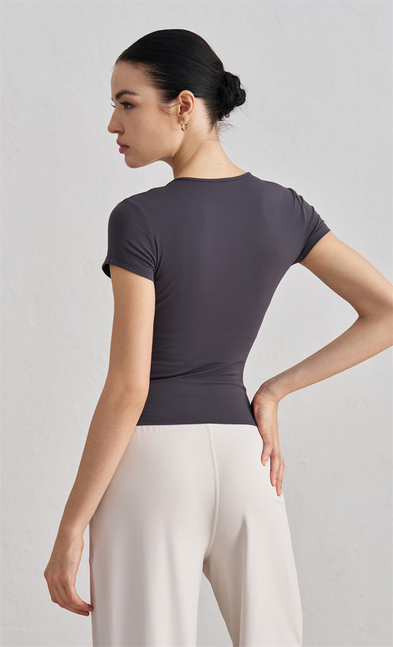 WOO YOGA Tops & Tees Ophelia Women Workout Tee 