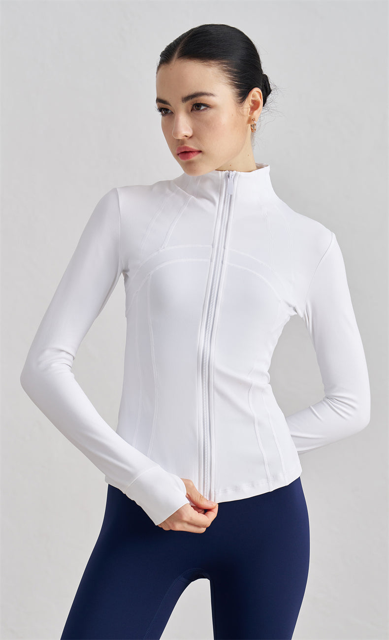 WOO YOGA Jackets Nova High Collar Thermal Compression Jacket 