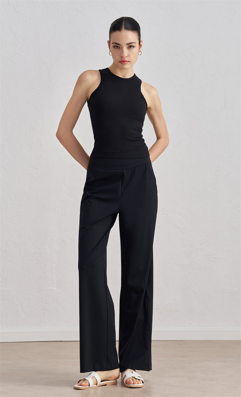 WOO YOGA Tops & Tees Victoria Ribbed Slim Tank Top 