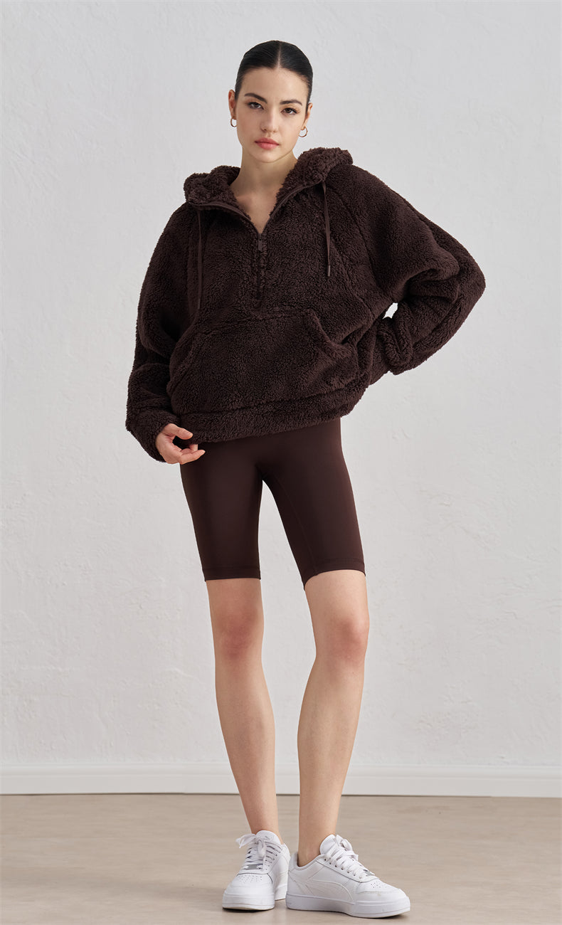 WOO YOGA Jackets Kaia Ultra Warm Fleece Hoodie 