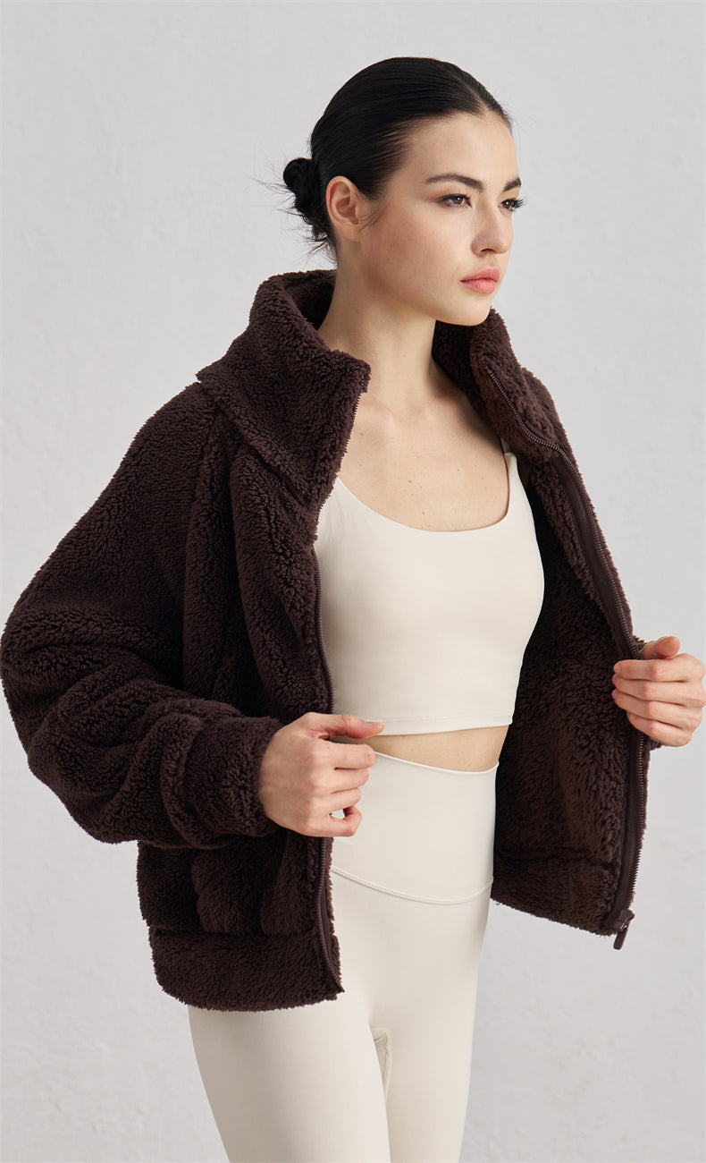 WOO YOGA Jackets Kaia Ultra Lightweight Fleece Jacket 