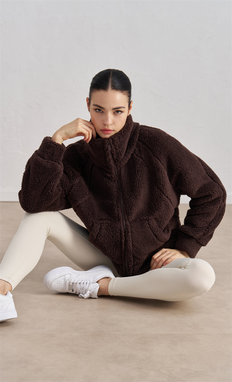 WOO YOGA Jackets Kaia Ultra Lightweight Fleece Jacket 