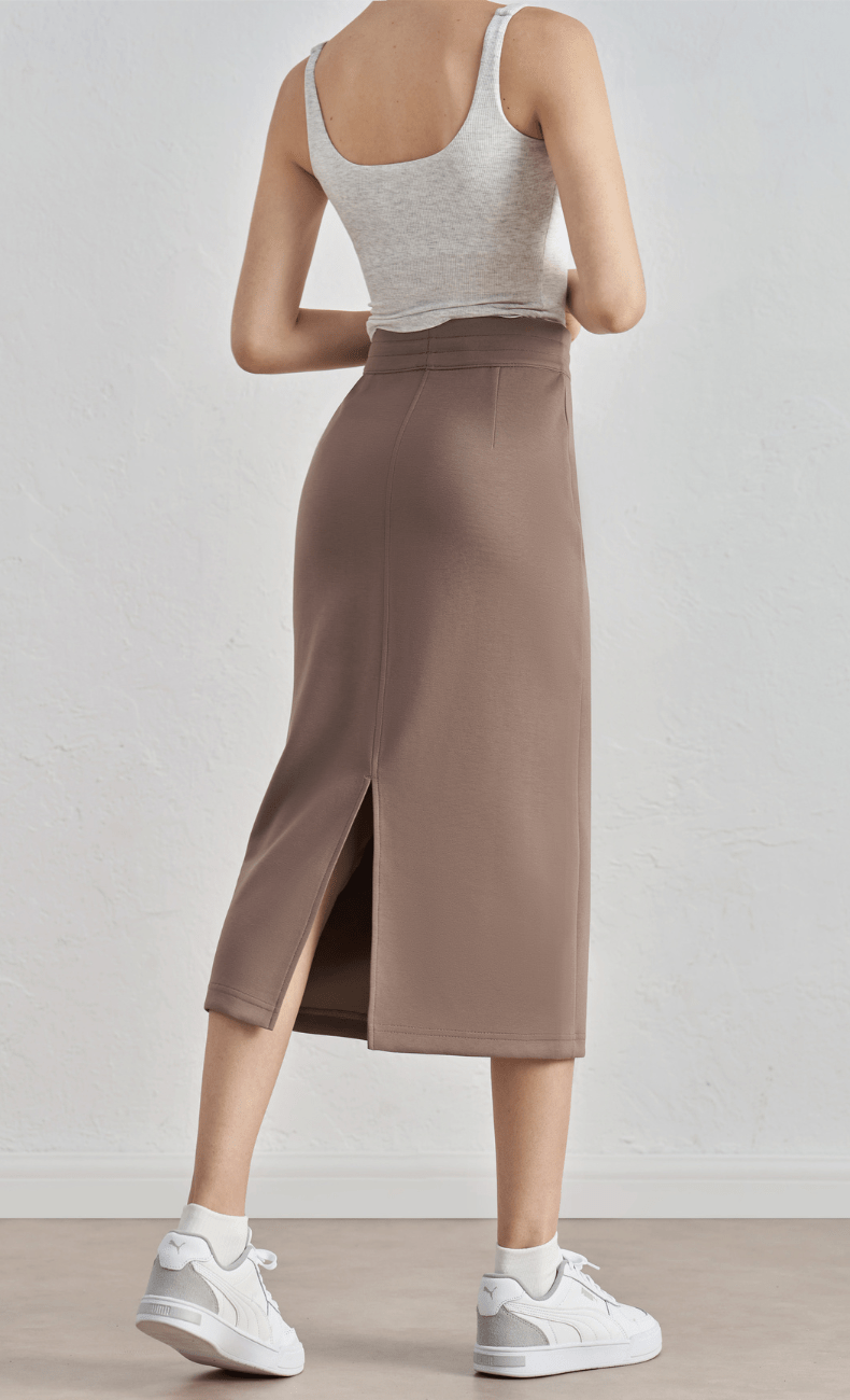 WOO YOGA Skirts Ophelia Athletic Midi Skirt 