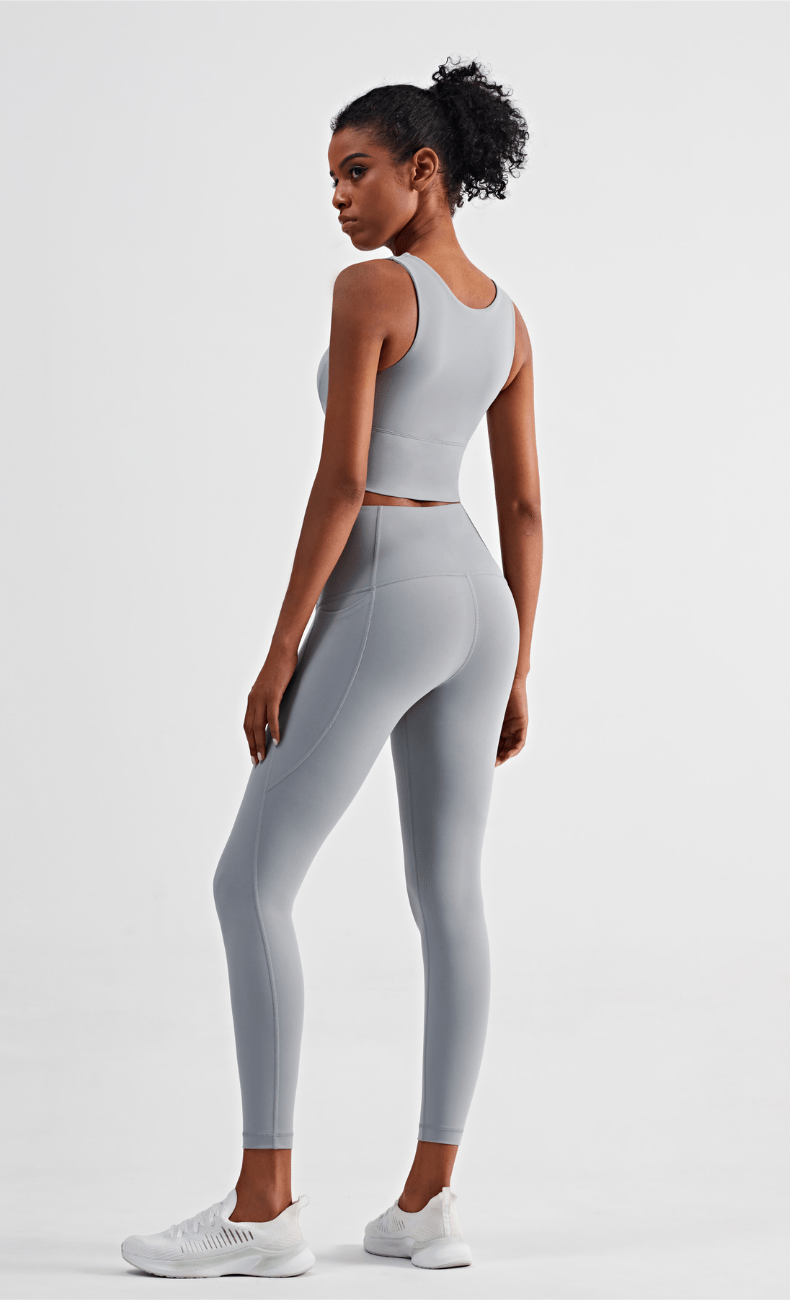 WOO YOGA Leggings Heather High-Impact Sculpting Legging 