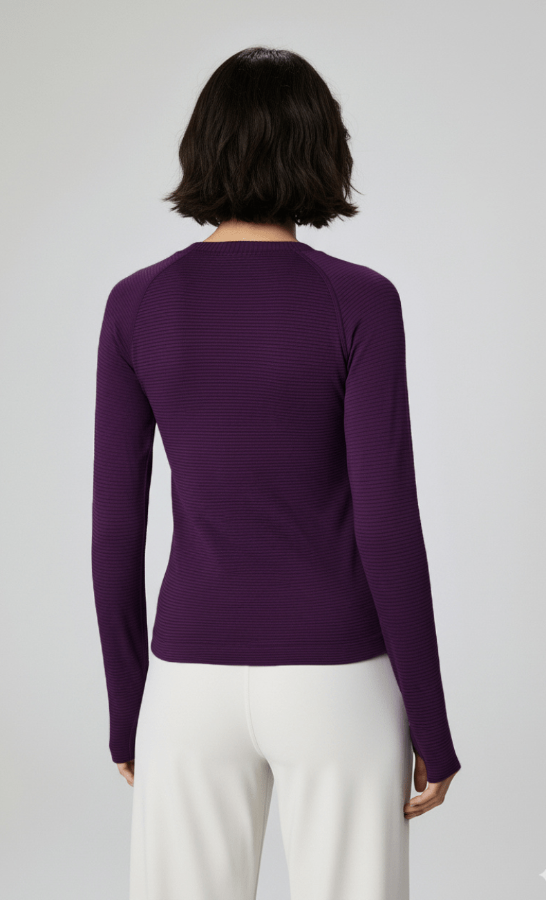 WOO YOGA Tops & Tees Nora CozyFit Long Sleeve with Thumbhole 