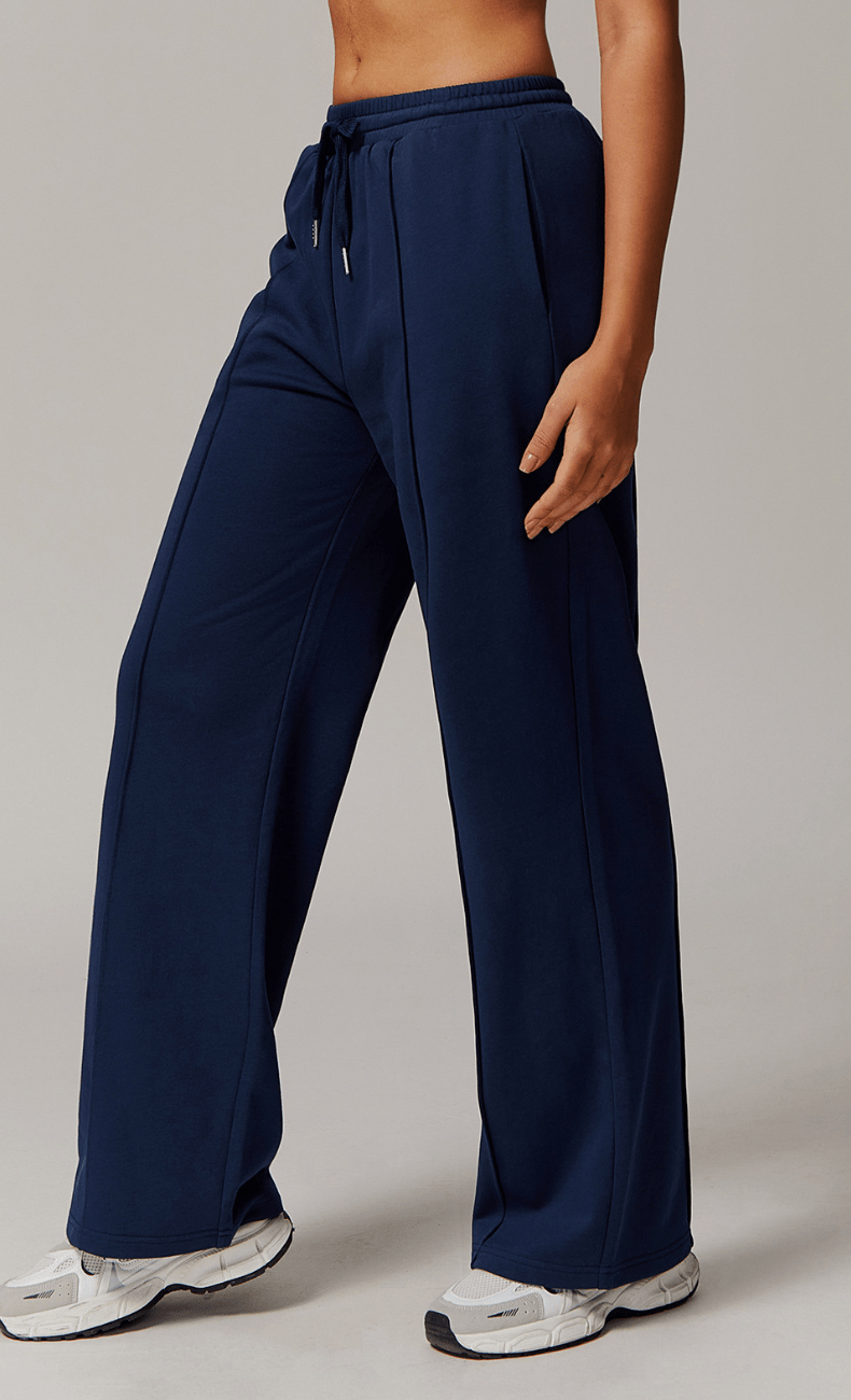 WOO YOGA Pants Victoria Organic Cotton Straight Leg Yoga Pant 