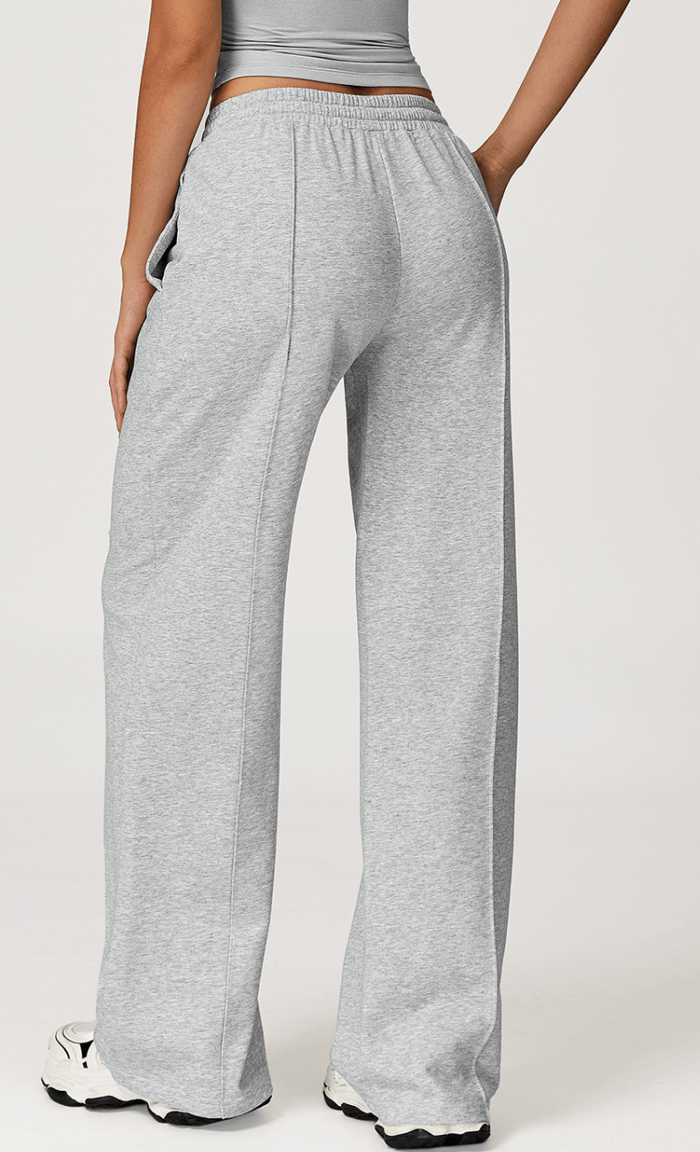 WOO YOGA Pants Victoria Organic Cotton Straight Leg Yoga Pant 