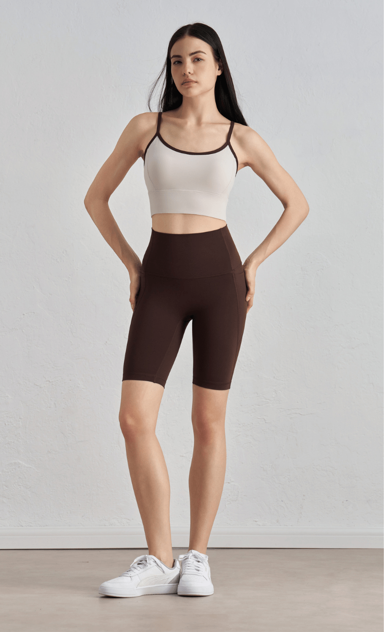 WOO YOGA Shorts Simone High-Waisted Seamless Fitness Short 