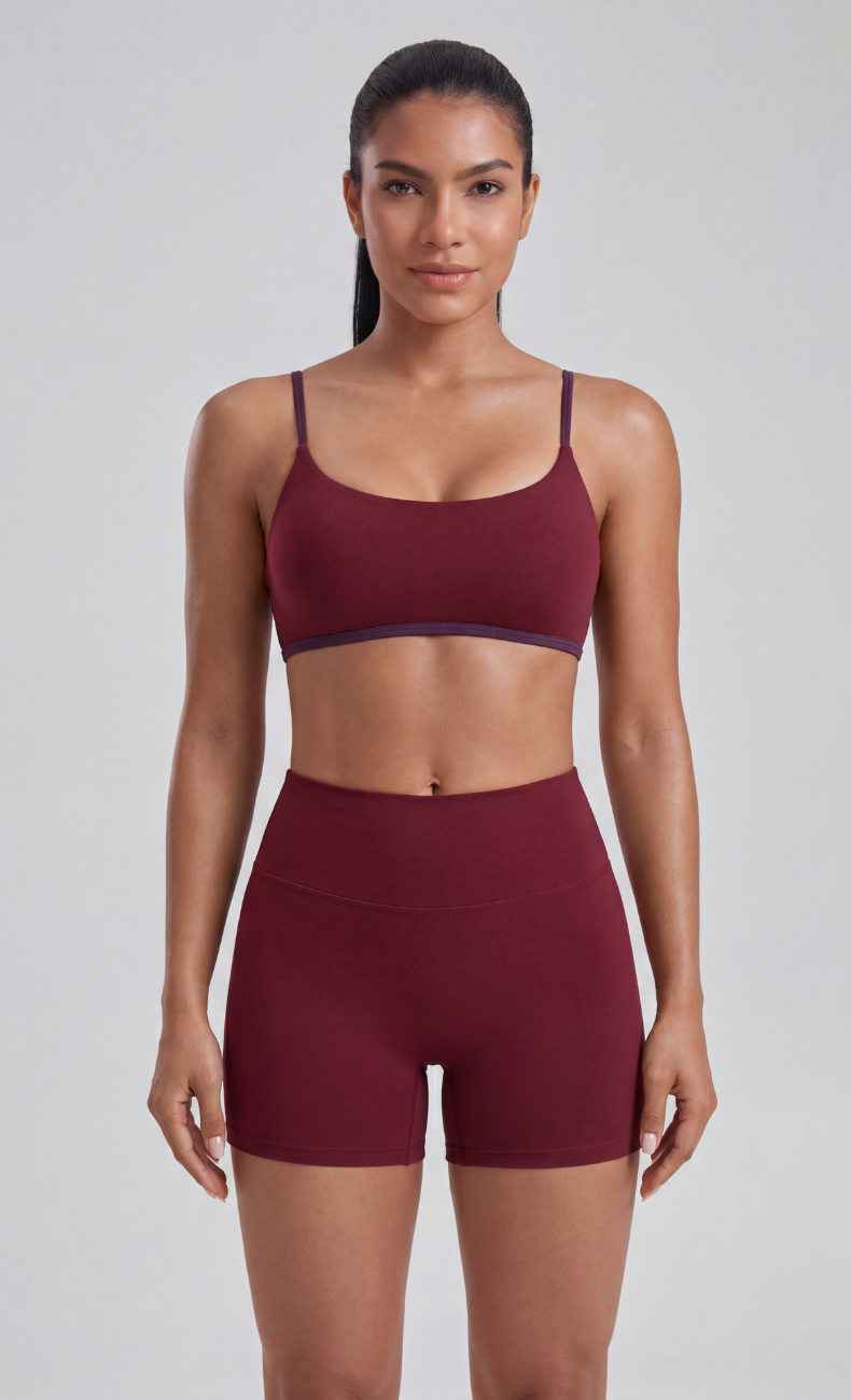 Lily Sculpt Workout Tank & Biker Short Set
