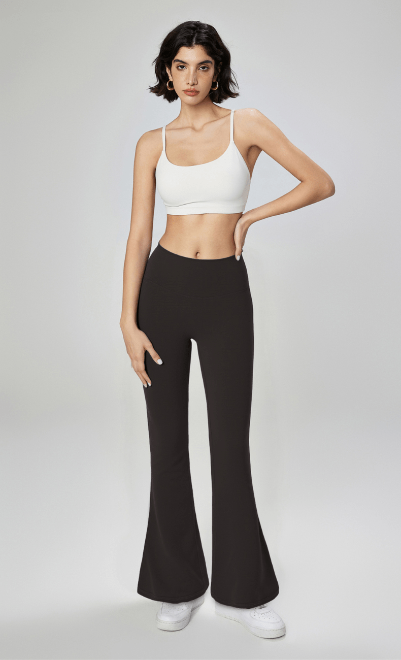 WOO YOGA Leggings Elena High-Waisted Bootcut Flare Legging 