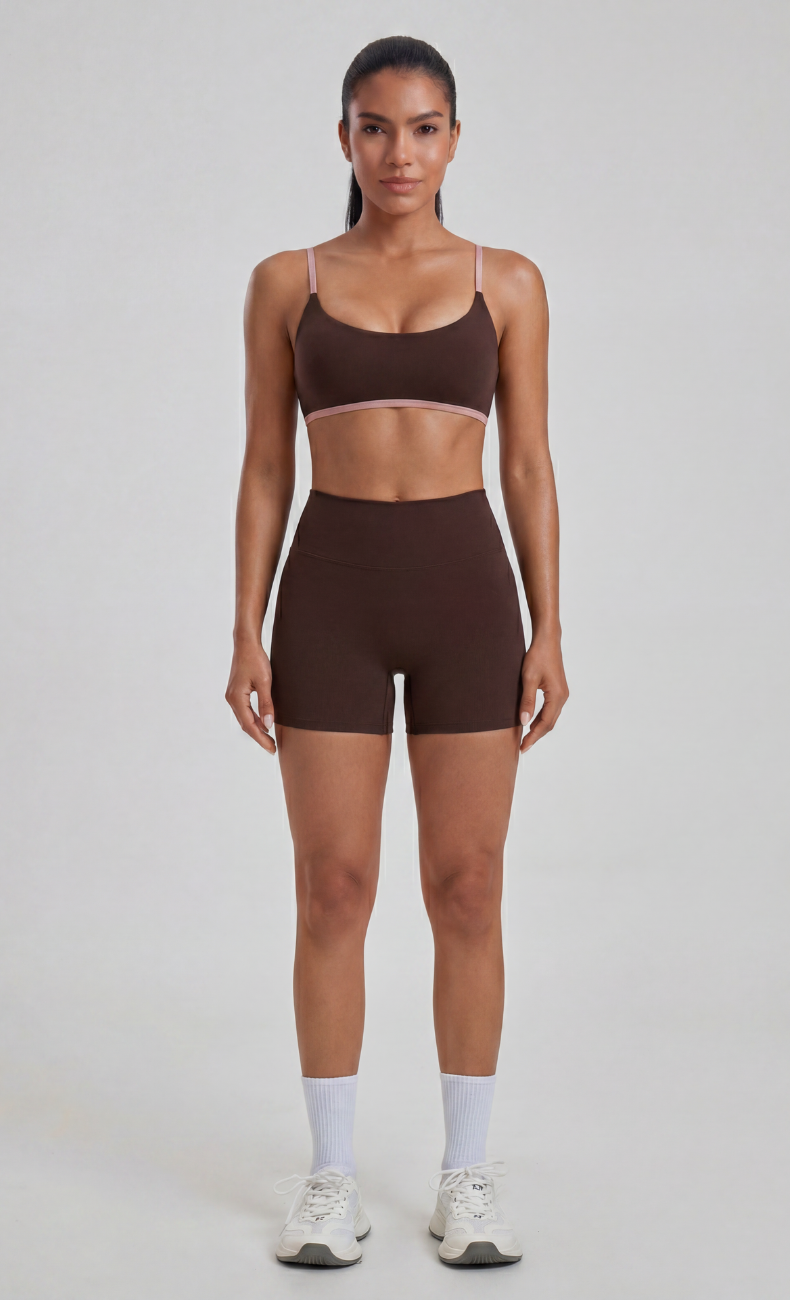 Lily Sculpt Workout Tank & Biker Short Set