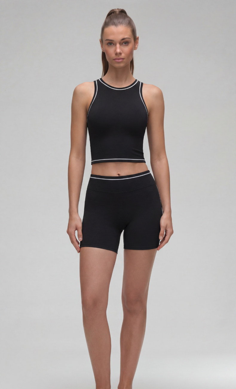 Layla Flex Seamless Tank & Biker Short Set