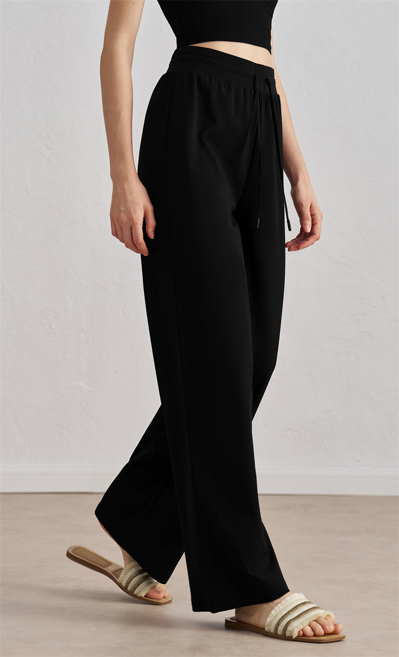 WOO YOGA Pants Victoria Ultra Warm Lightweight Straight Leg Sweatpant 