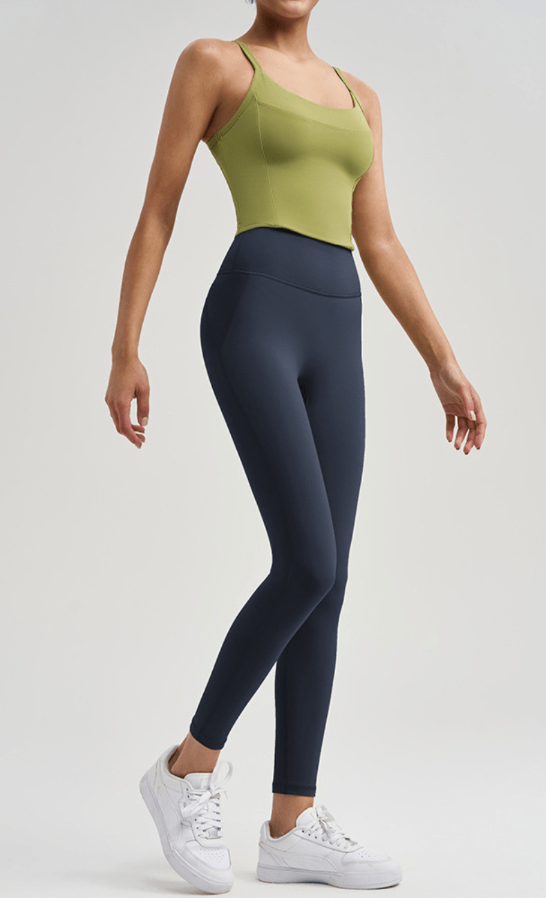 WOO YOGA Sports Bras Briana High Waist Built-in Underwear Legging 