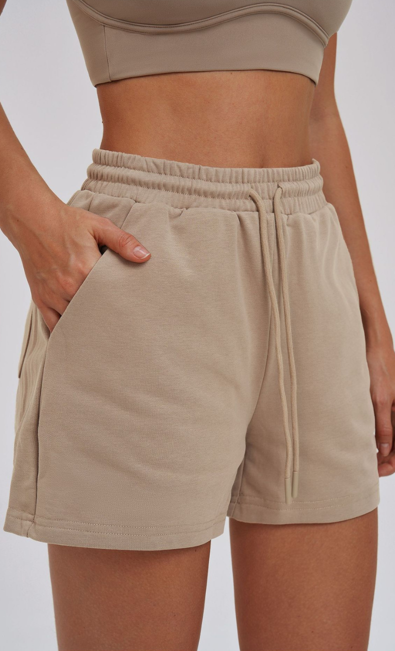 Kenna Cotton Sweatshirt & Relaxed Shorts Set