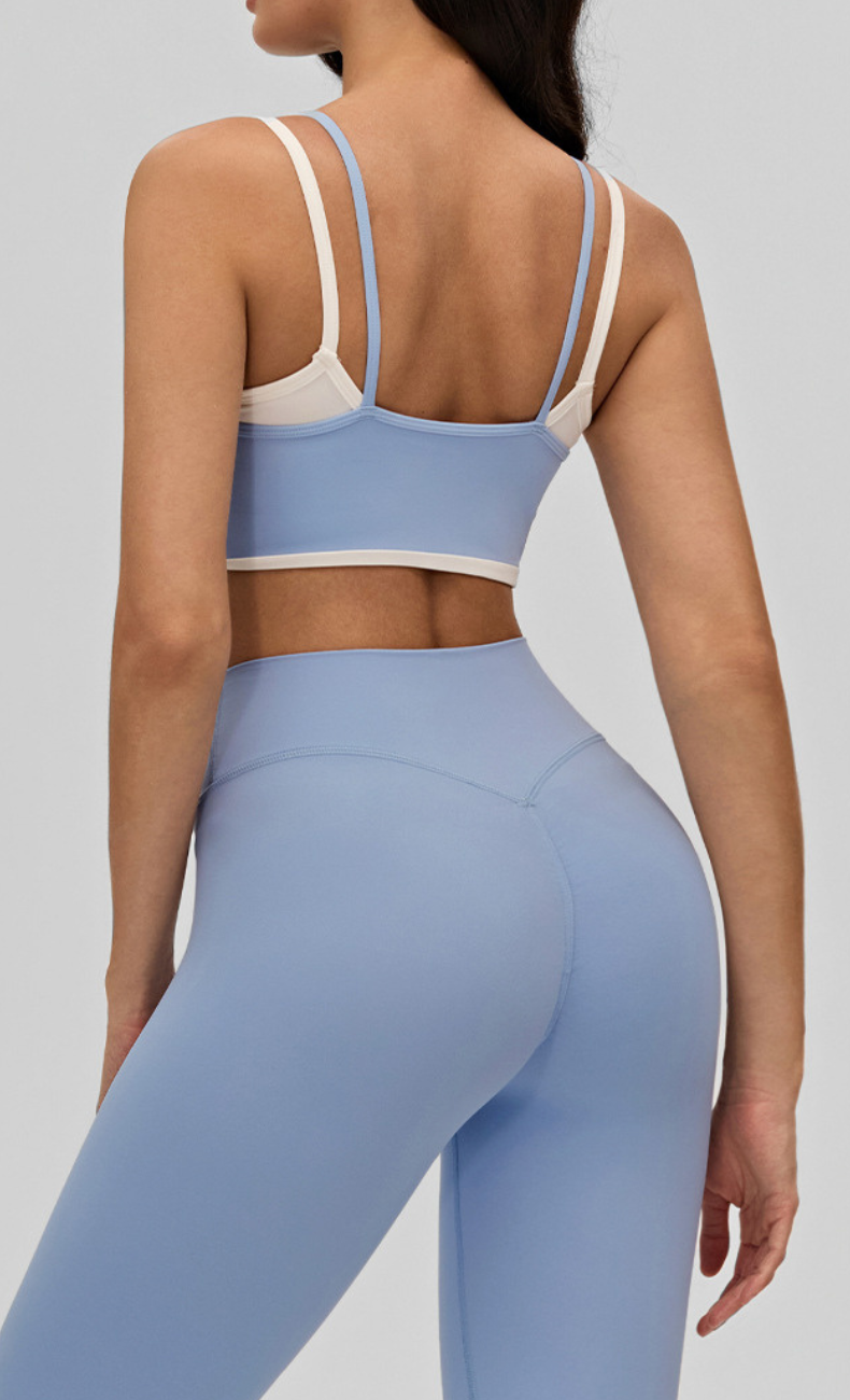 Elle Contrast Trim Workout Set