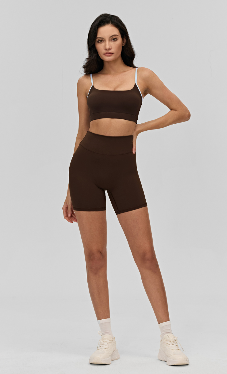 Elodie V-Waist Scrunch Butt Biker Shorts