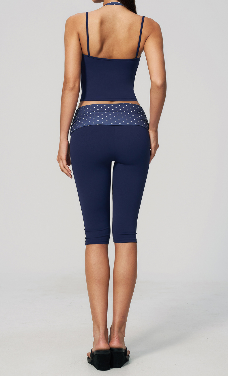 Audrey Polka Dot Activewear Set