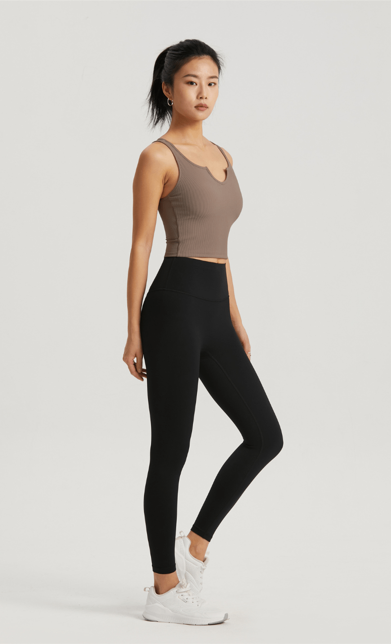 WOO YOGA Sports Bras Dani Butterluxe Built-in Bra Tank Top 