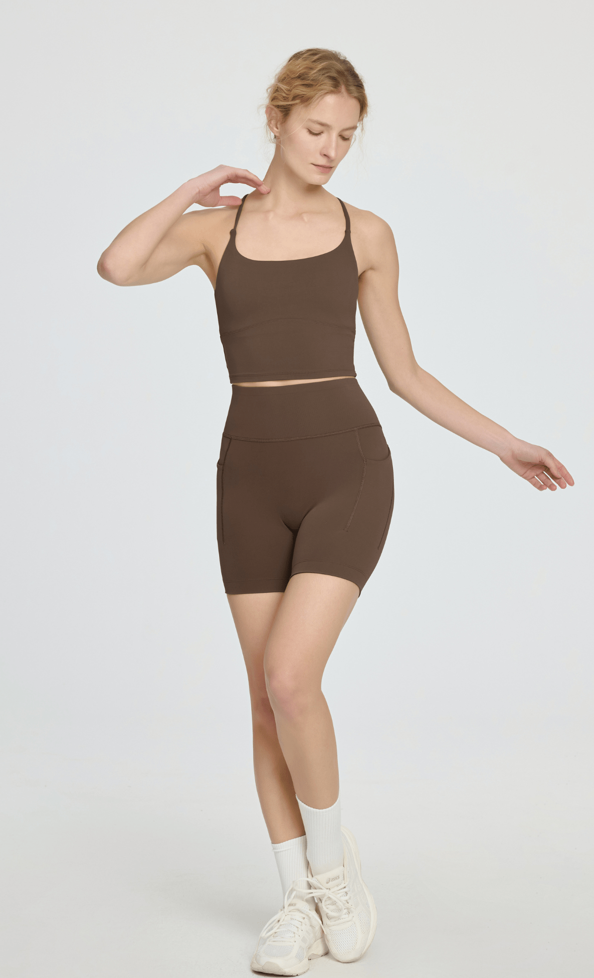 WOO YOGA Shorts Vega High-Waist Seamless Free From Move Short 