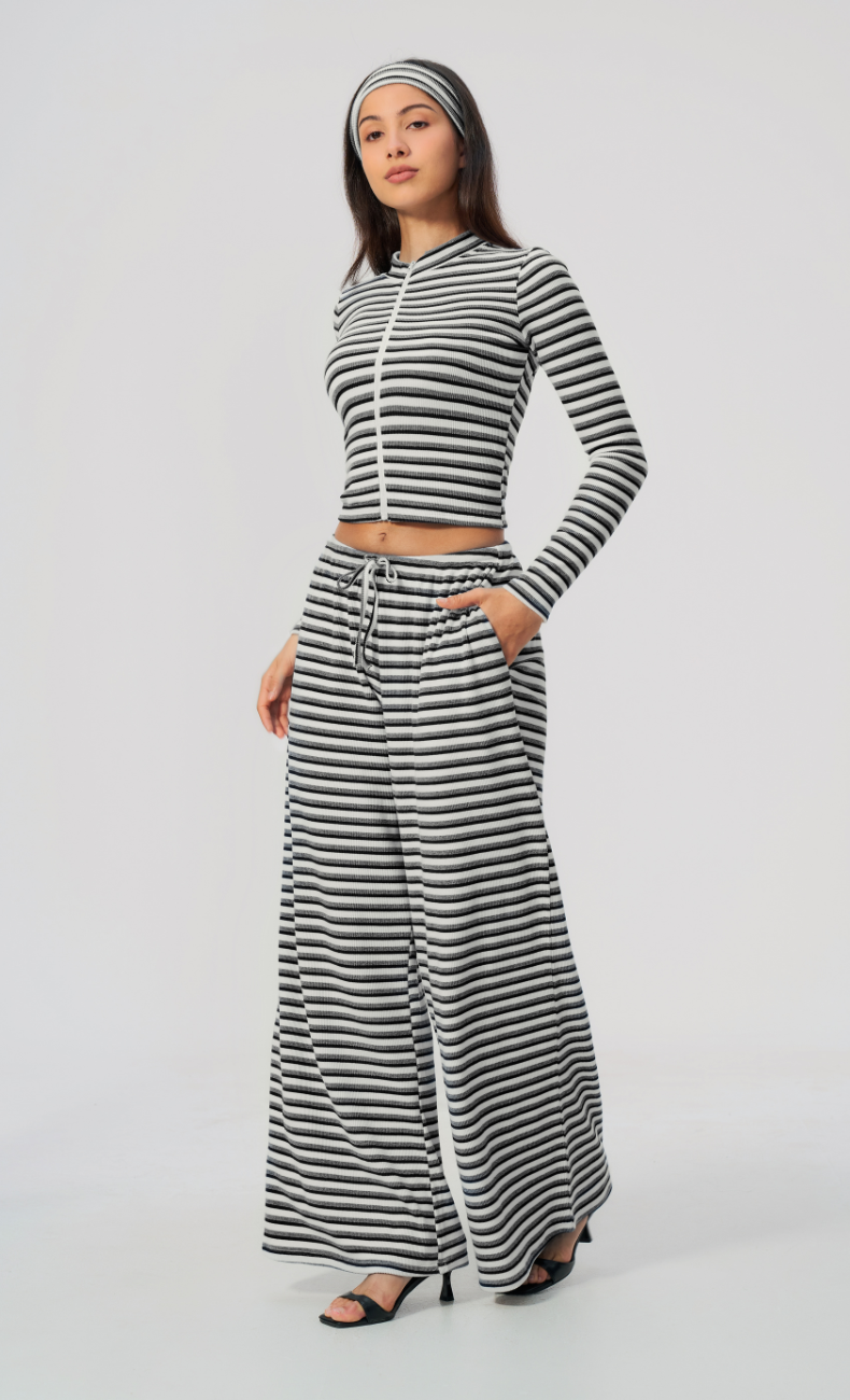 Alix Striped 3-Piece Lounge Set