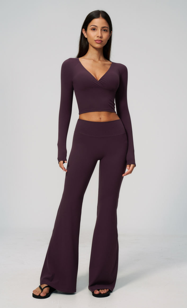 Leah High Waisted Flare Legging