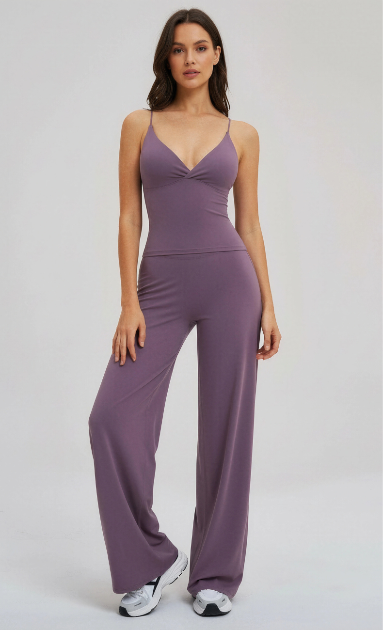 Camille Ultra-Soft Built-In Bra Open-Back Tank