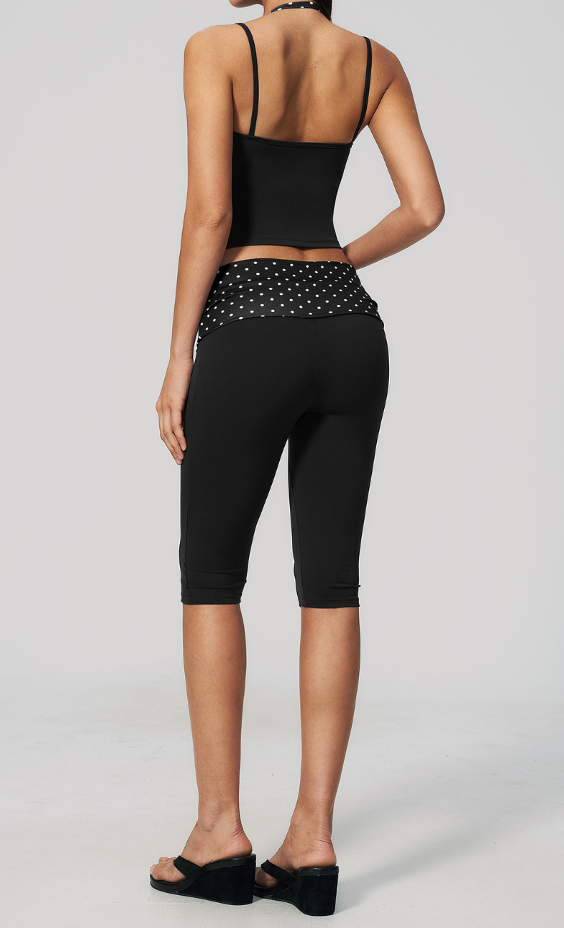 Audrey Polka Dot Activewear Set